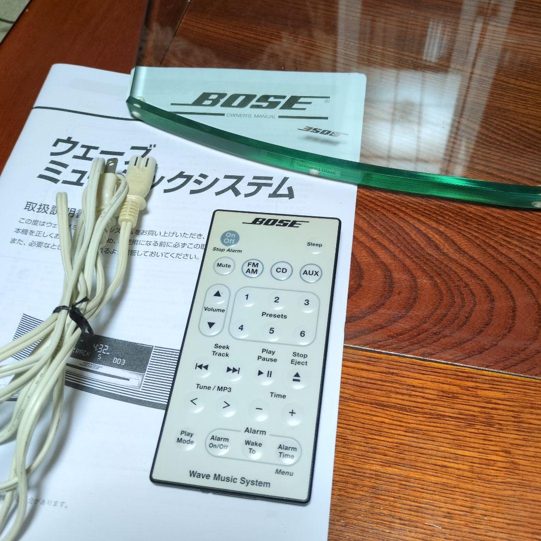 Bose WAVE MUSIC SYSTEM完動品　純正大リモコンコード取説