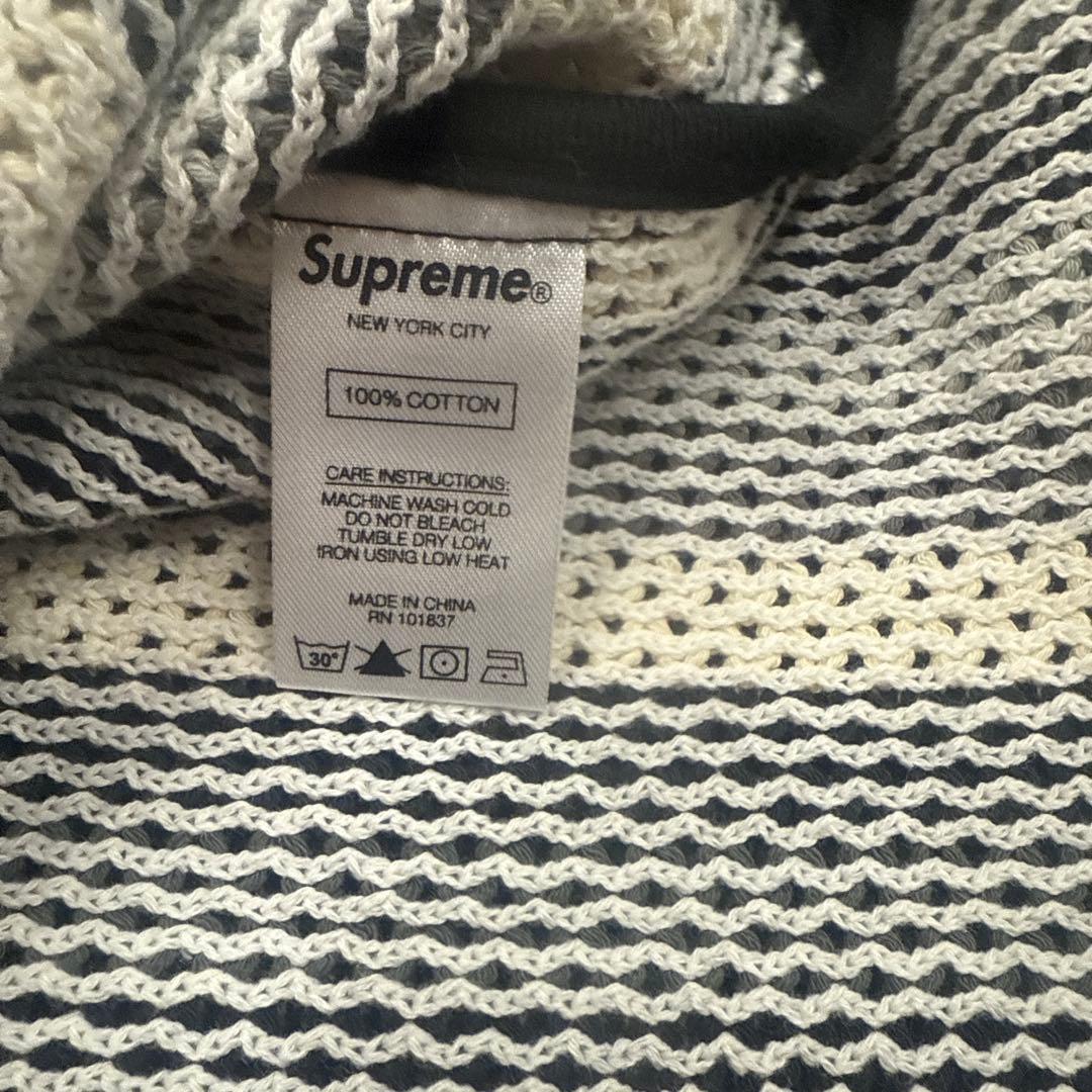 Supreme knit ストライプ タンクトップ L