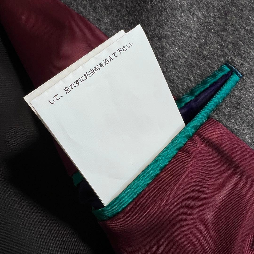 【極美品】ポールスミス カシミヤ100% チェスターコート グレー L