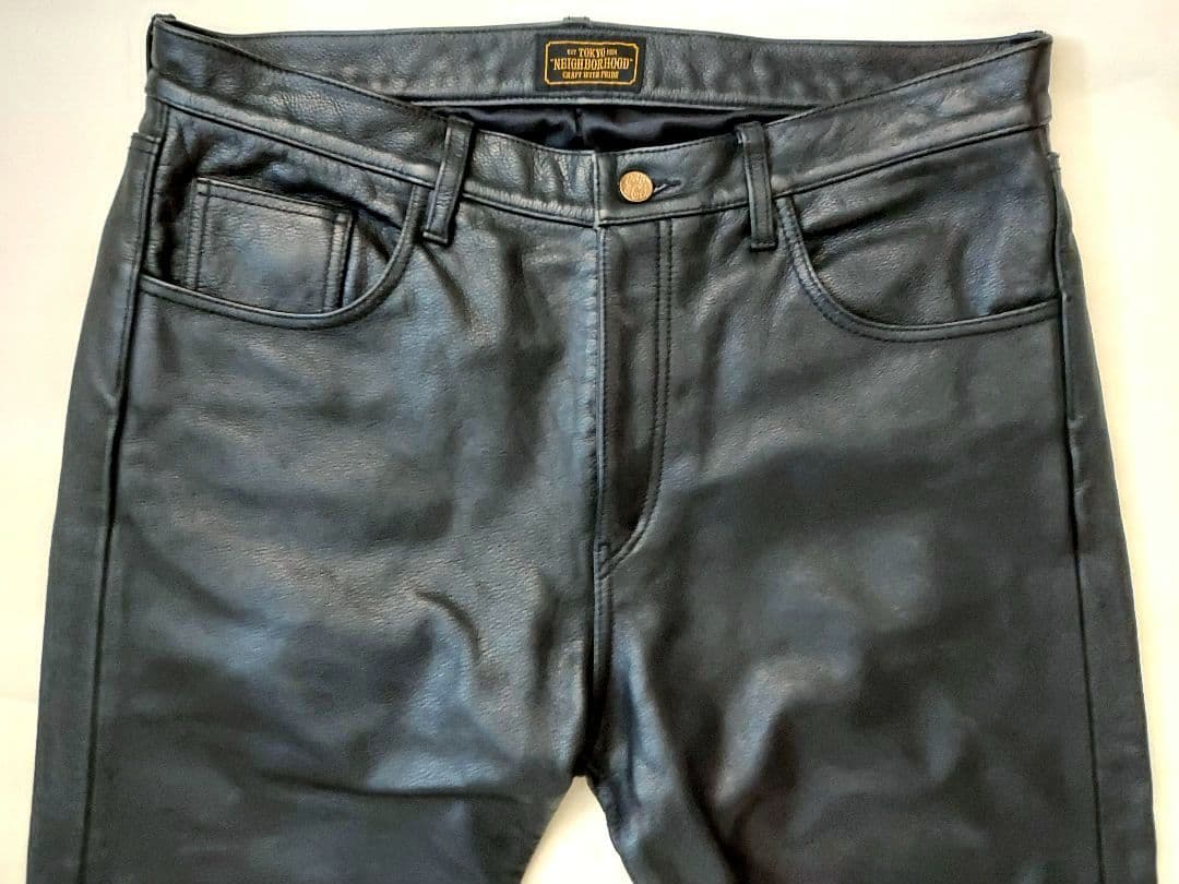東京インディアンズ レザー パンツ ネイバーフッド チャレンジャー