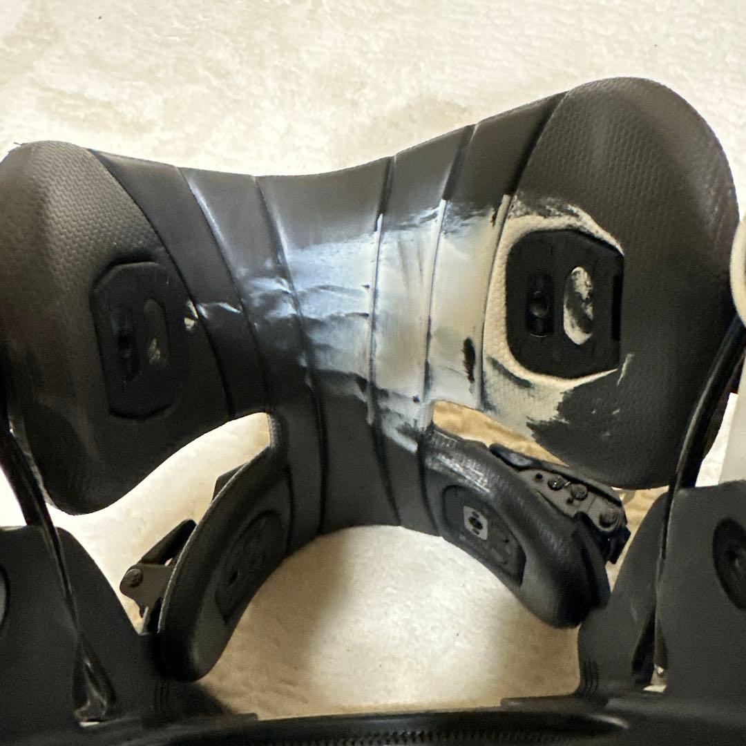 FLOW スノーボード ビンディング ブラック/ホワイト　FUSE サイズＬ