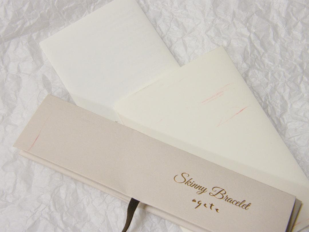 agete アガット スキニーブレスレット K10