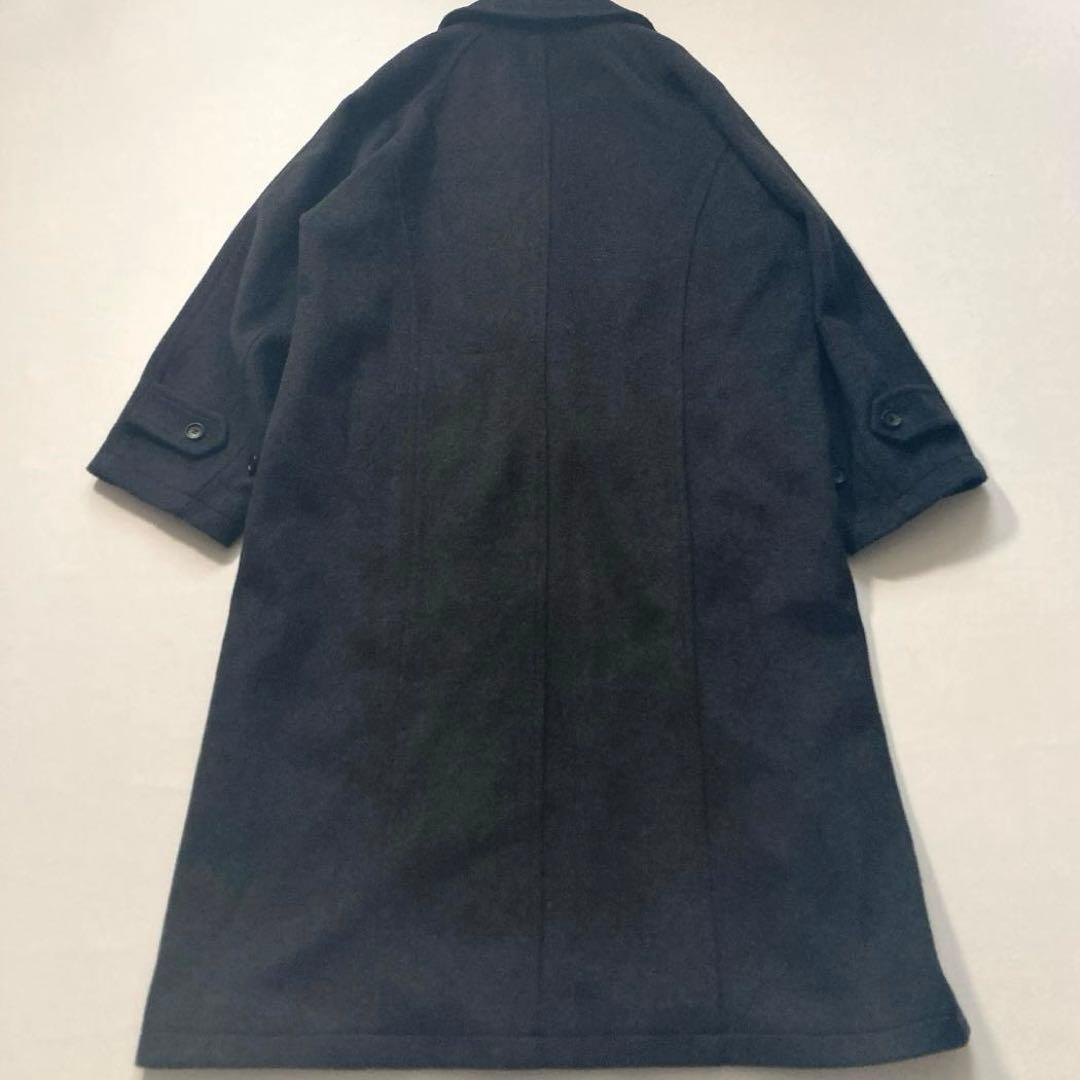 大人気】anuke 24AW ウールステンカラーコート チャコールグレー