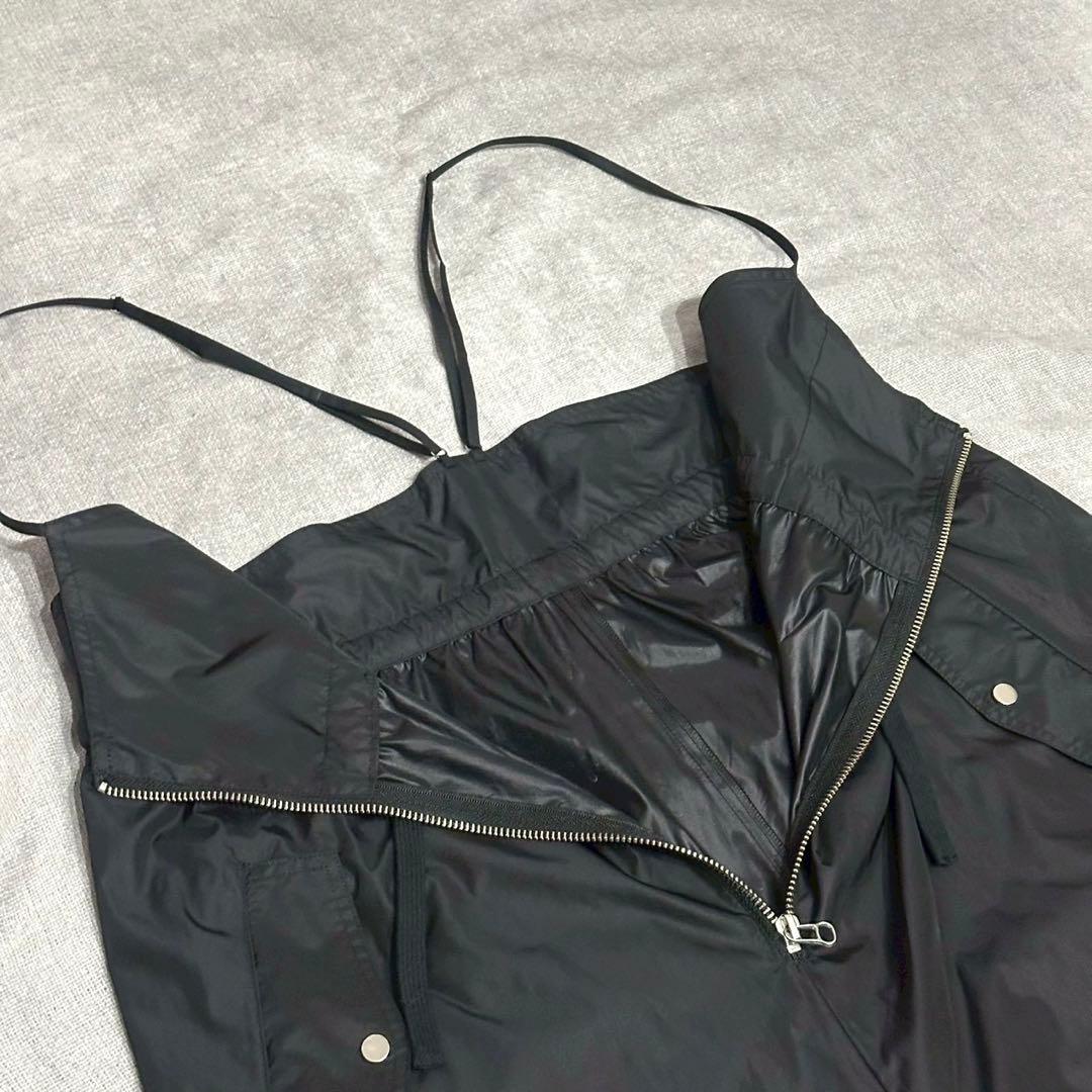 ADAM ET ROPE' アダムエロペ シャイニータフタ撥水ロンパース