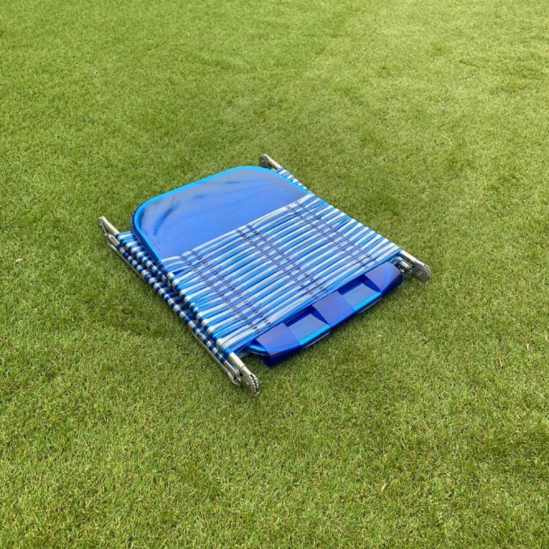 昭和レトロ　ビーチベッド　チューブベッド　サマーベッド　コット