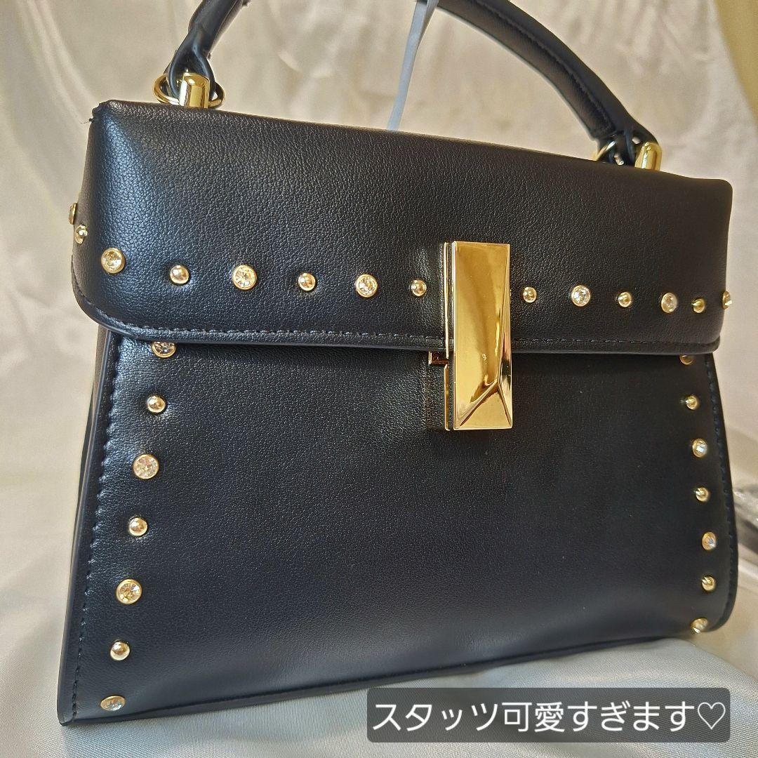 新品CELFORD セルフォード　ビジュースタッズポシェット ブラック