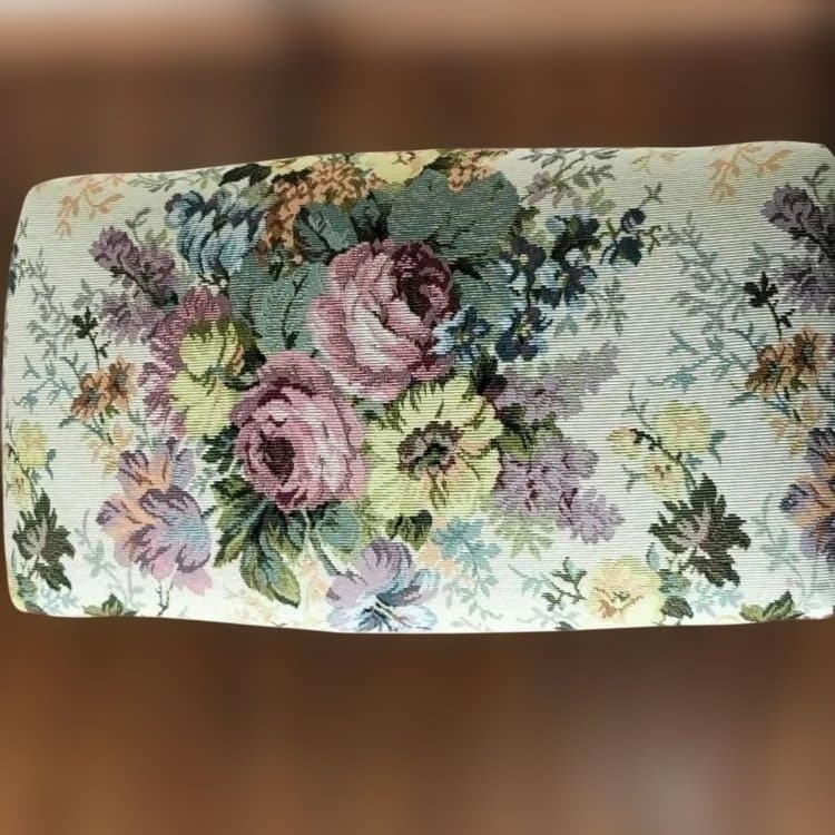 【英国製クラシック】猫脚×ゴブラン生地 スツール アンティーク