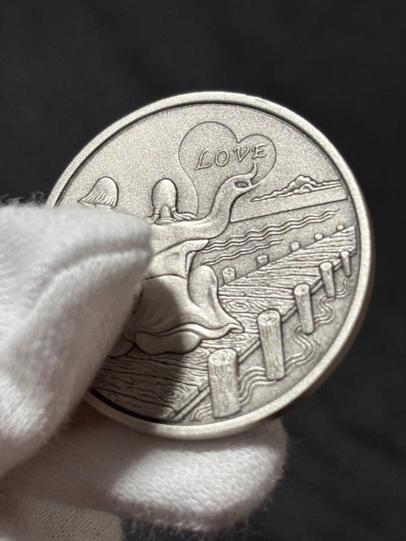 希少！レア】国際コインデザインコンペティション2007「愛の物語」純
