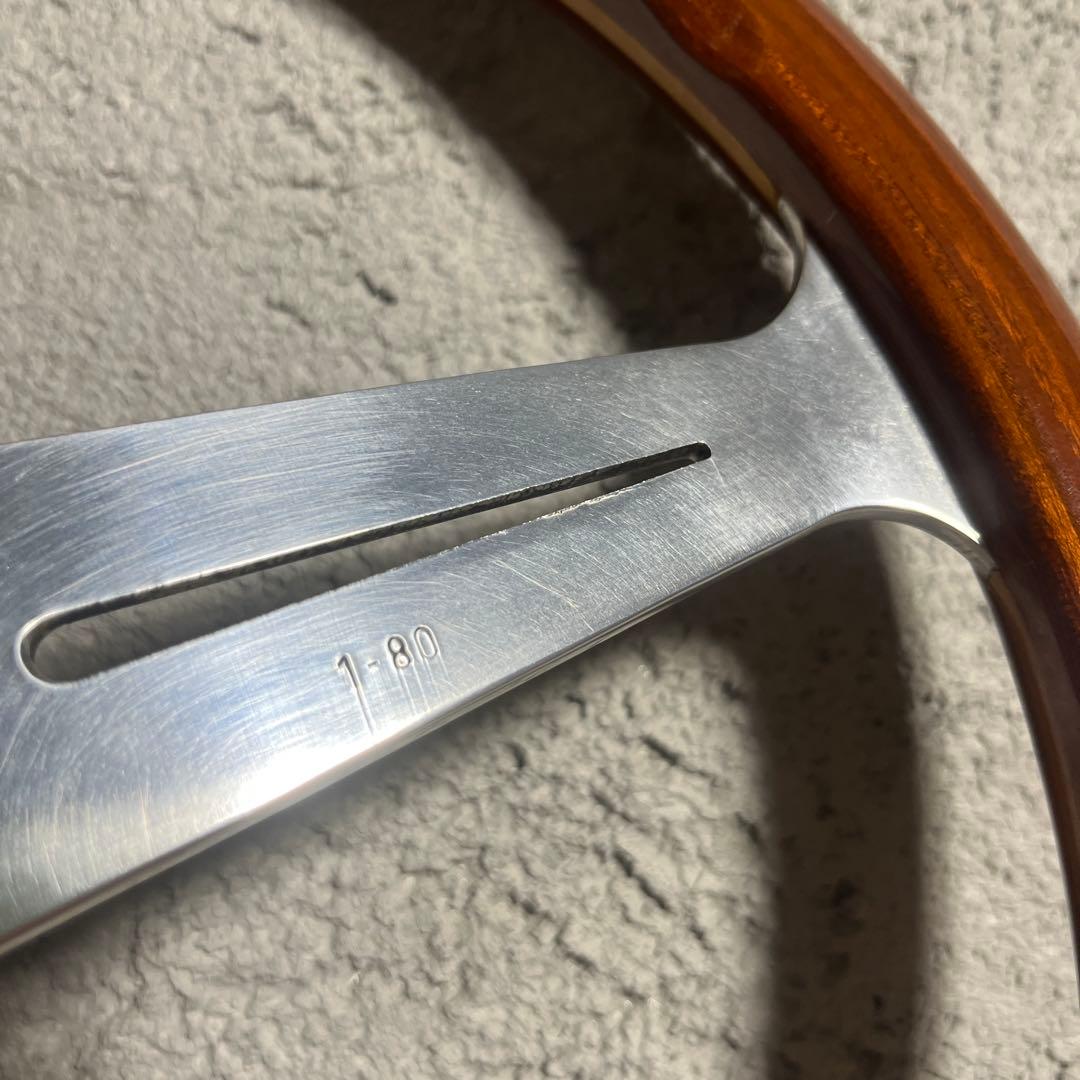【希少ビンテージ】NARDI ナルディウッドステアリング 36φ ボス付き