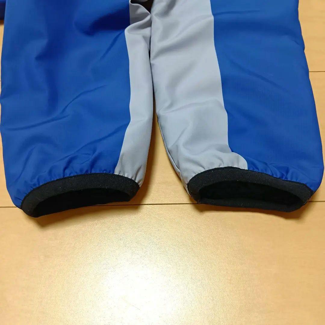 【美品】サッカージャンキー 中綿 昇華 ピステ ジャケット L 青 フルジップ