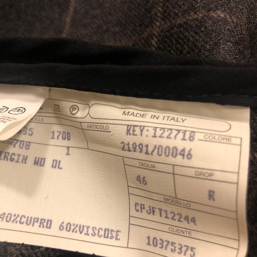 【未使用品】eidos ヘリンボーンダブルチェスターコート サイズ46