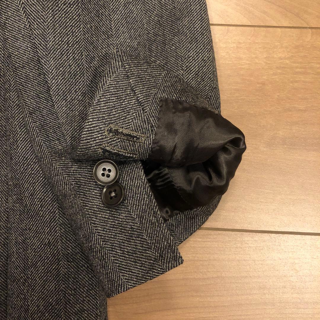 【未使用品】eidos ヘリンボーンダブルチェスターコート サイズ46