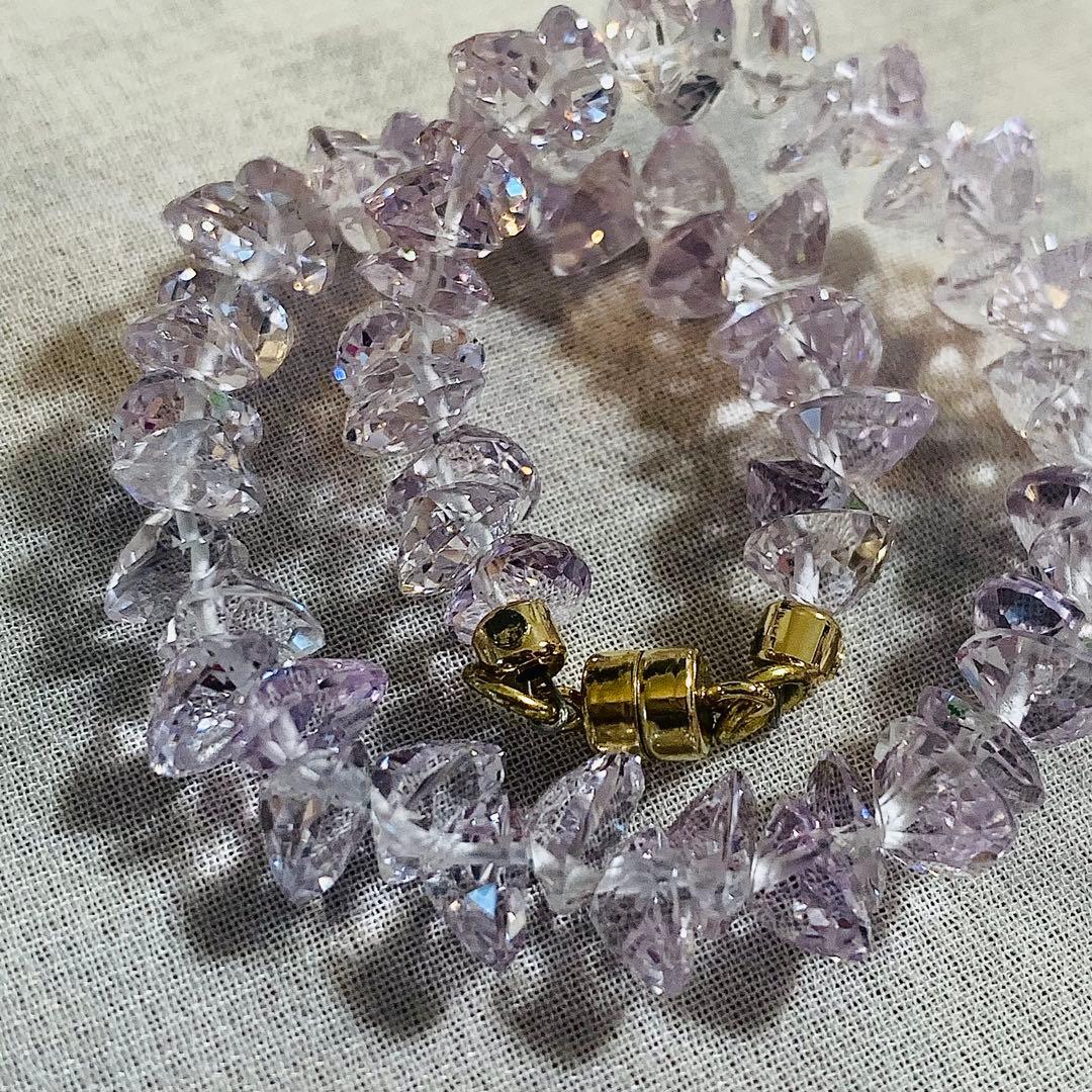 J＊K様 ブレスレット 宝石質 ローズアメジスト マグネット式