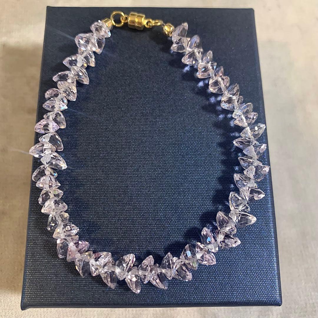 J＊K様 ブレスレット 宝石質 ローズアメジスト マグネット式