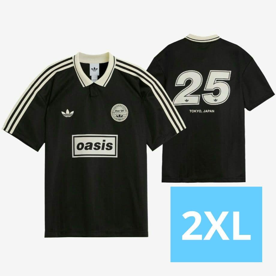 2XL adidas oasis TOKYO ツアー ジャージ Tシャツ