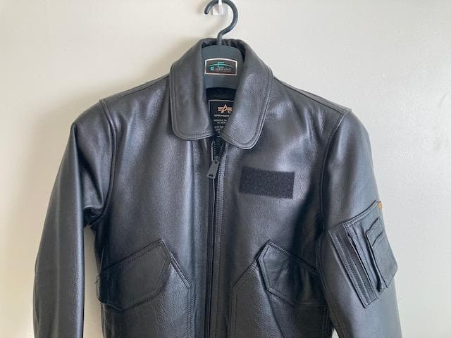 ☆ALPHA CWU-45P レザー フライトジャケット ☆超美品