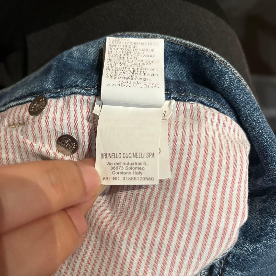 激レア BRUNELLO CUCINELLI デザイナー着用　ダメージデニム