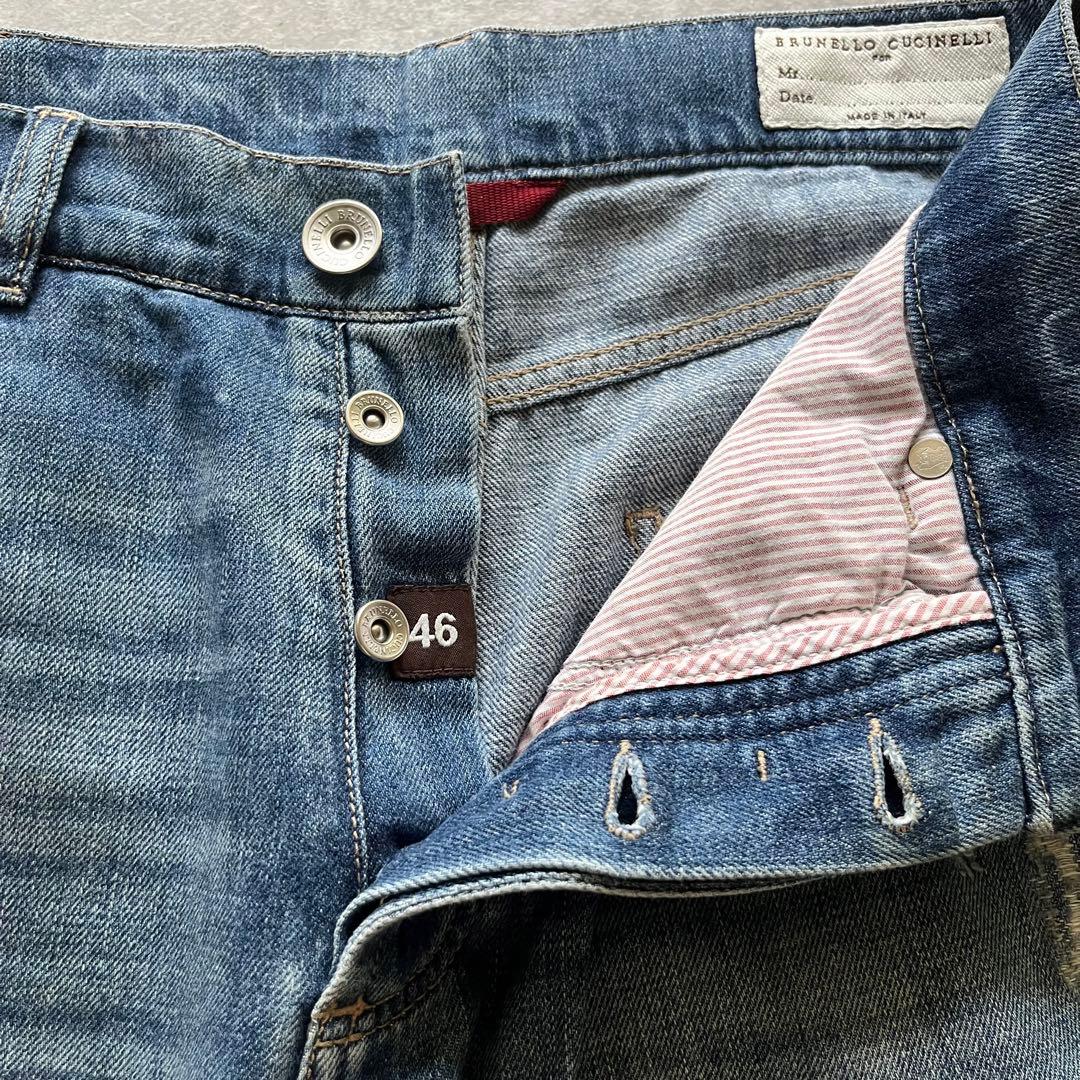 激レア BRUNELLO CUCINELLI デザイナー着用　ダメージデニム