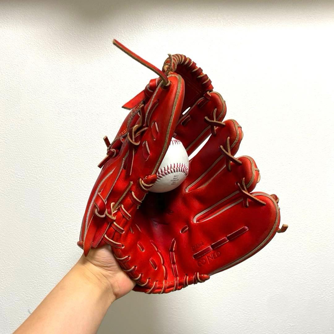 ミズノ グローバルエリート 型抜群 即戦力 極美品 硬式 投手用グローブ