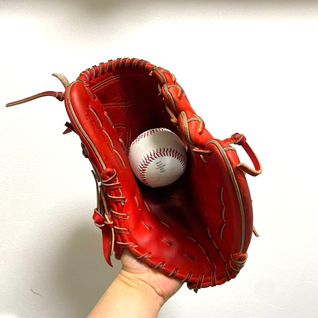 ミズノ グローバルエリート 型抜群 即戦力 極美品 硬式 投手用グローブ