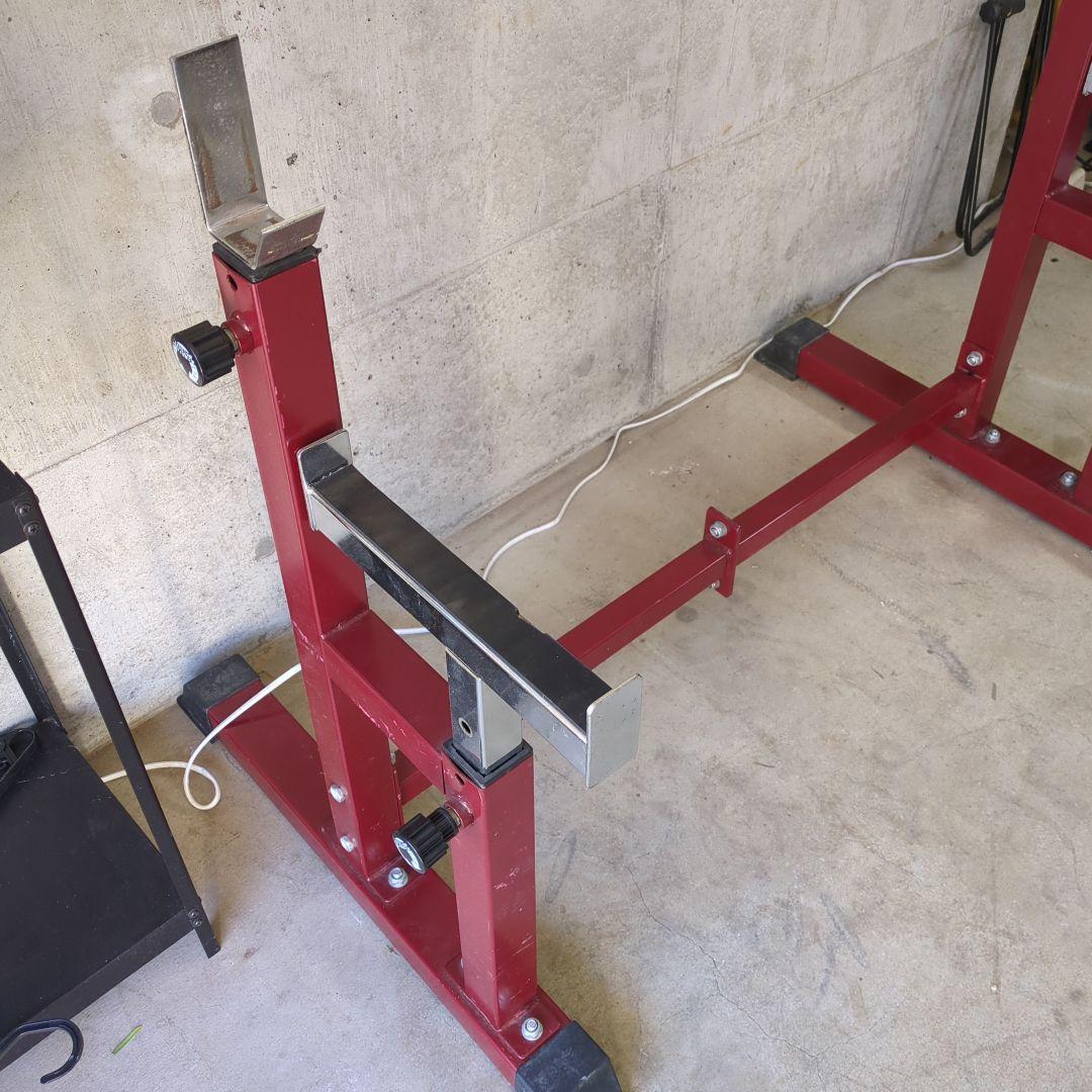 セーフティバー付きベンチプレス台