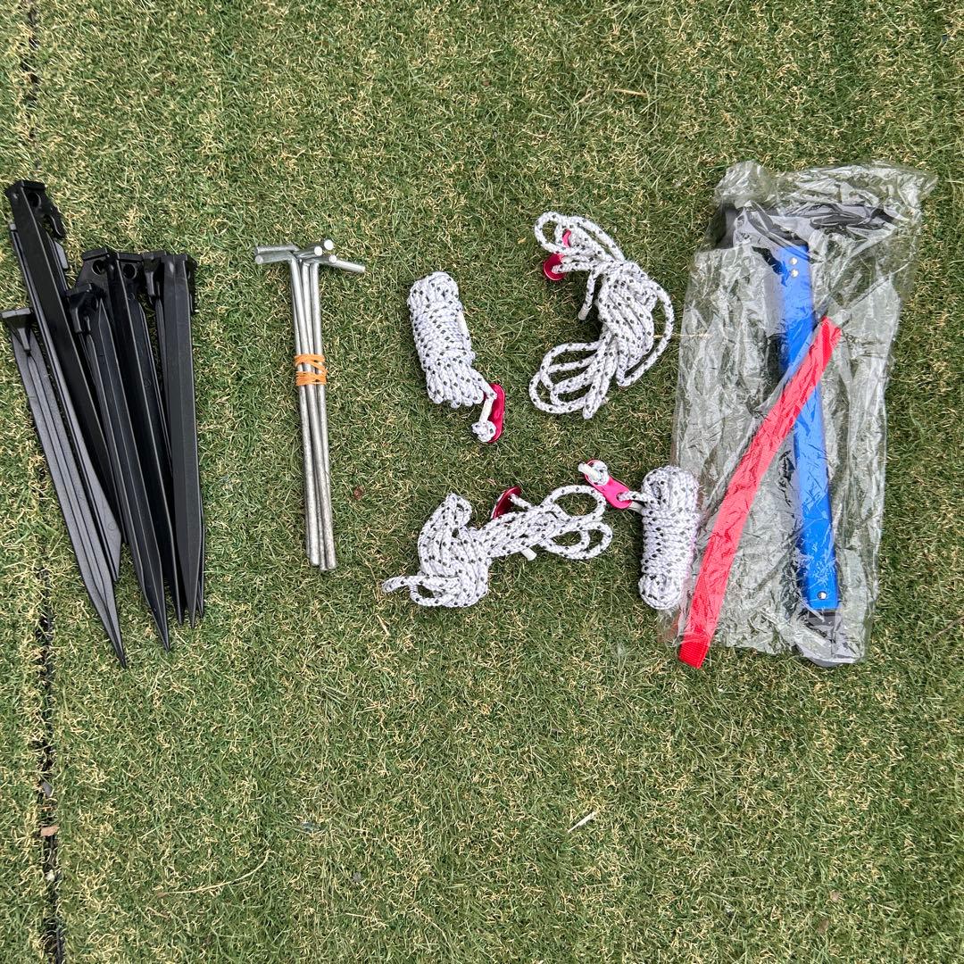 ドームスクリーンタープ 380 グリーン　コールマン　付属品完備