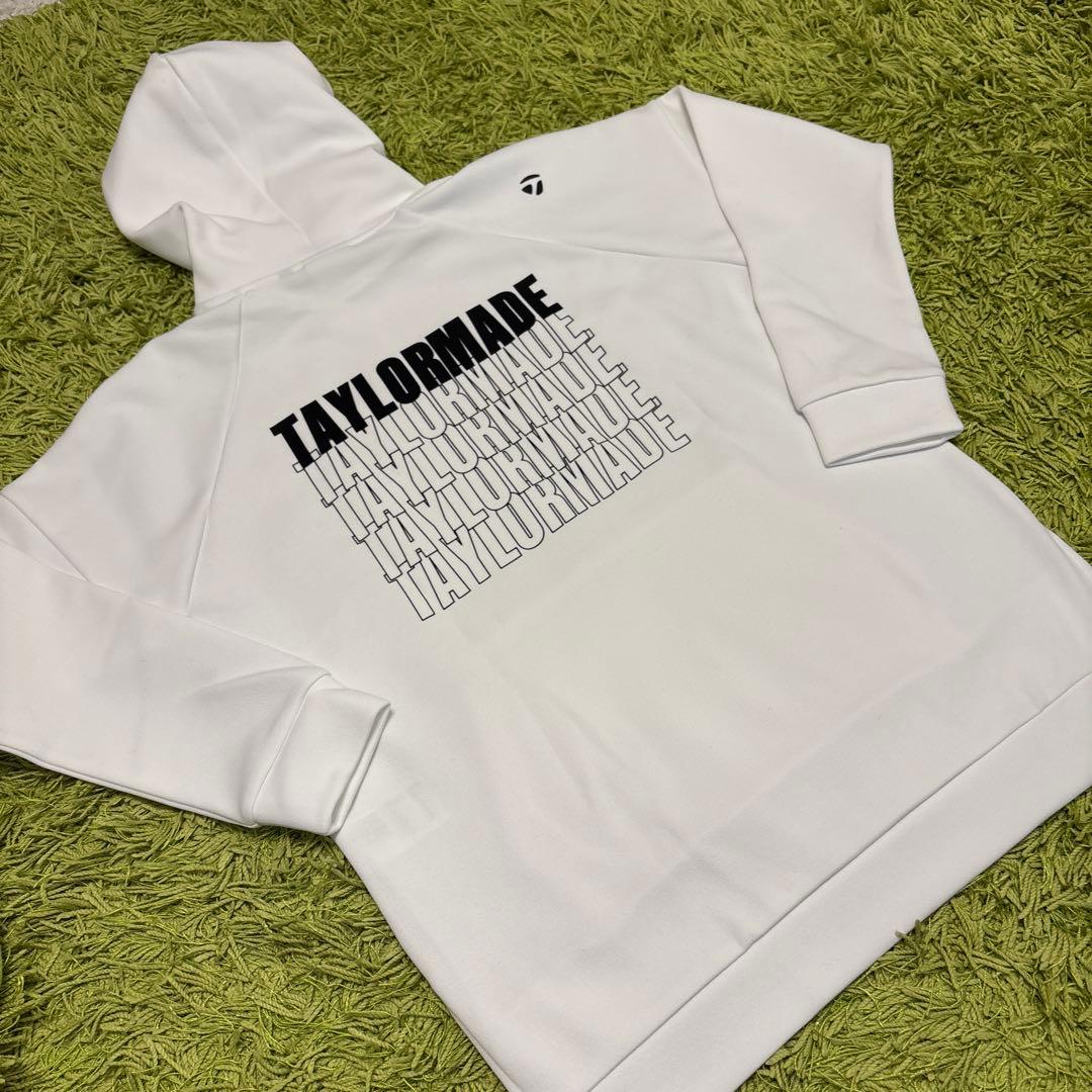 【TaylorMade】新品✨S フード付きロゴトレーナー　スリット付き　秋冬