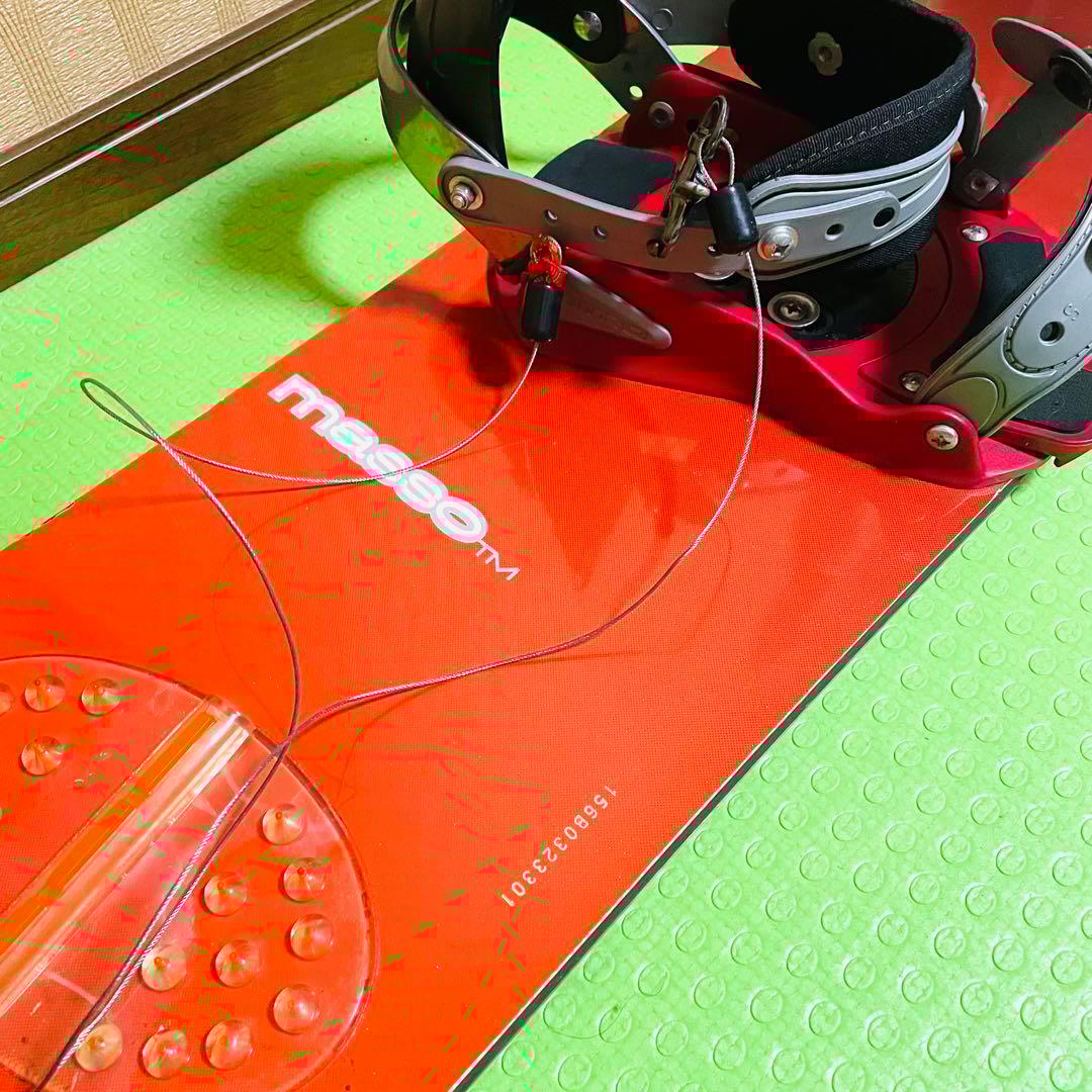 激安 masso×NITRO スノーボード バインディング リーシュコードセット