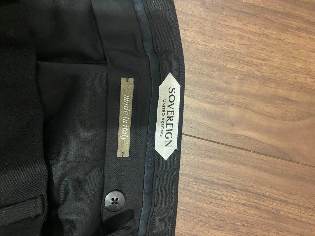 1/30迄限定価格CARSOカルーゾ スラックス黒未使用サイズ48