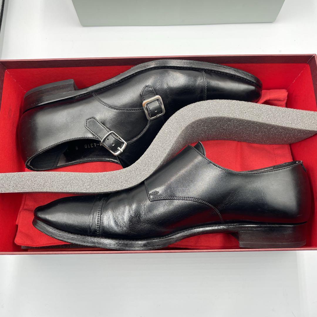 箱付き✨カルミナ　ストレートチップ　ダブルモンク　革靴　27.5cm ビジネス