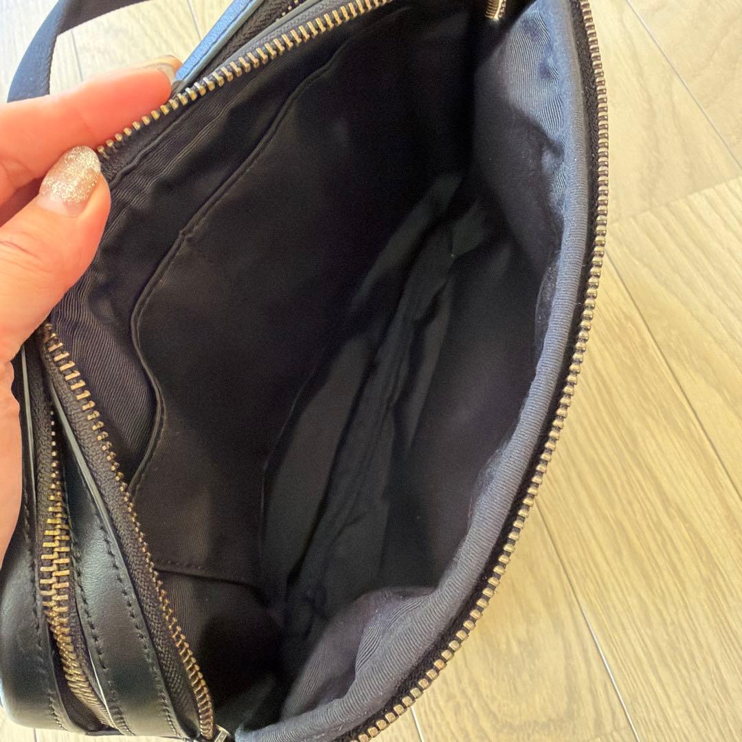 【美品】COACH コーチ メンズ ボディバッグ ウエストバッグ シグネチャー