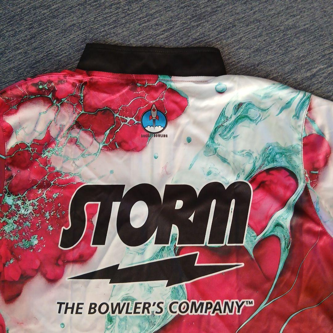 ✨新品✨ボウリングウェア　STORM　サイズXL　ピンク　かっこいい　トップス