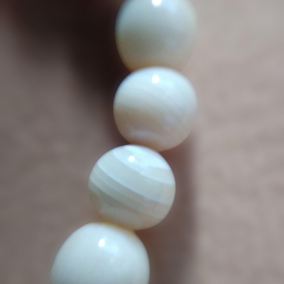 鯨歯 マッコウ鯨 牙玉ブレスレット 19㎝ - メルカリ