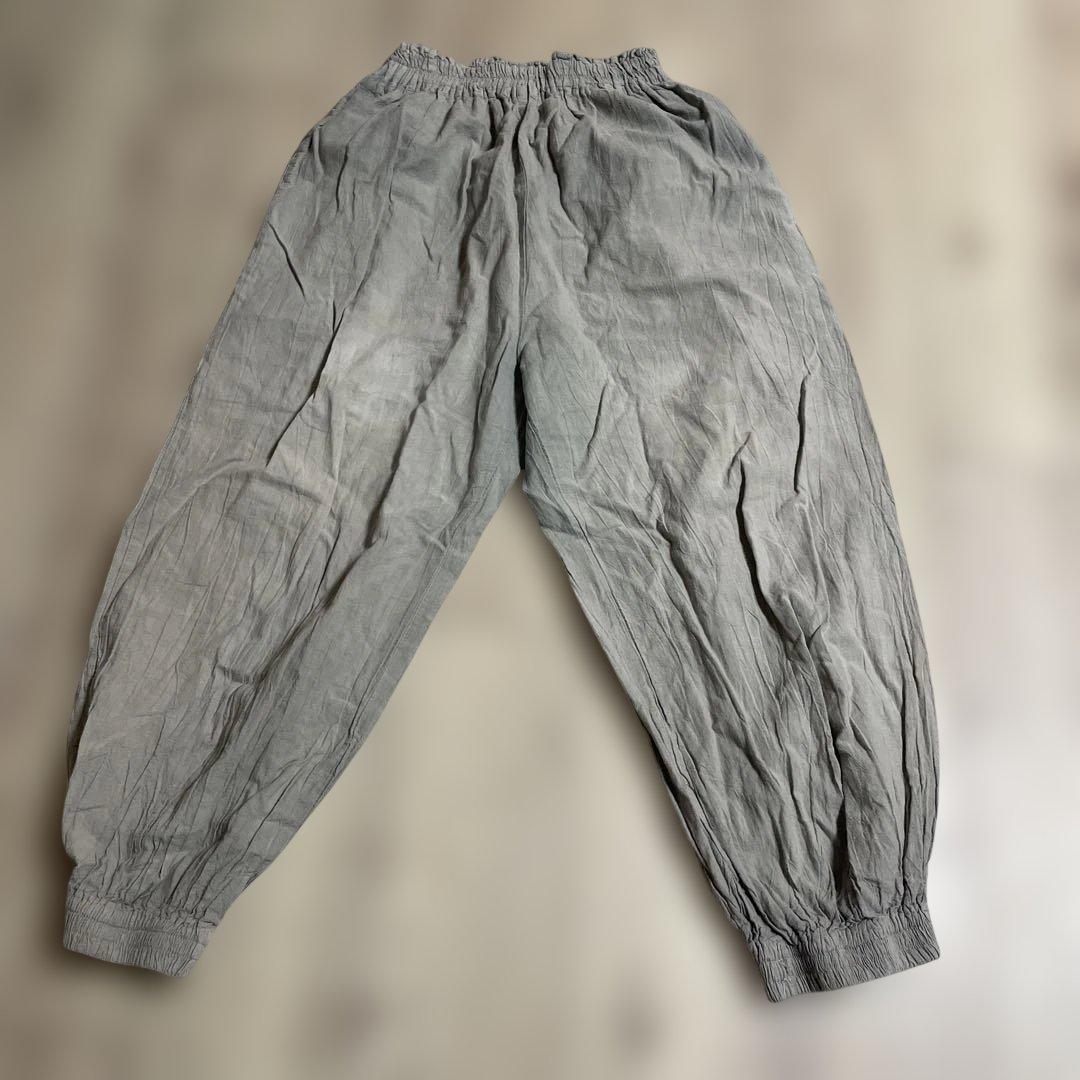 ヂェン先生の日常着 バルーンパンツ ライトグレー カジュアルパンツ