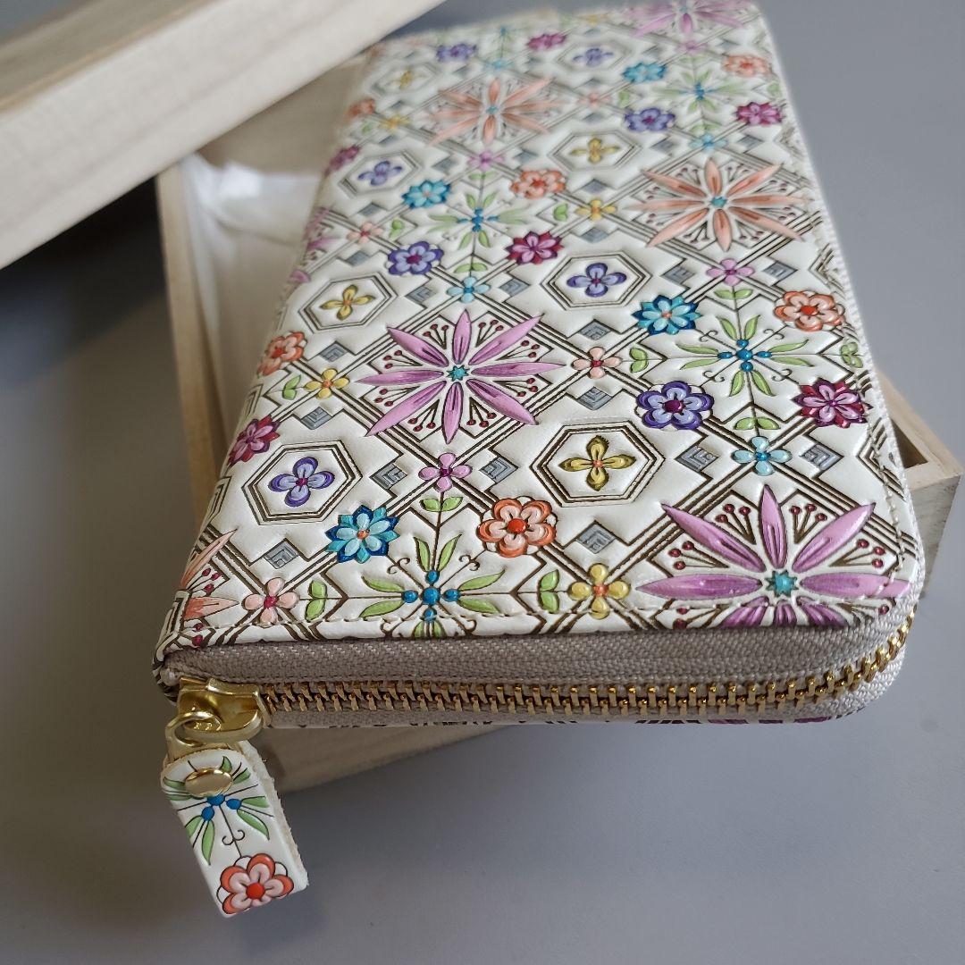 き*ま様 浅草文庫　花菱　長財布