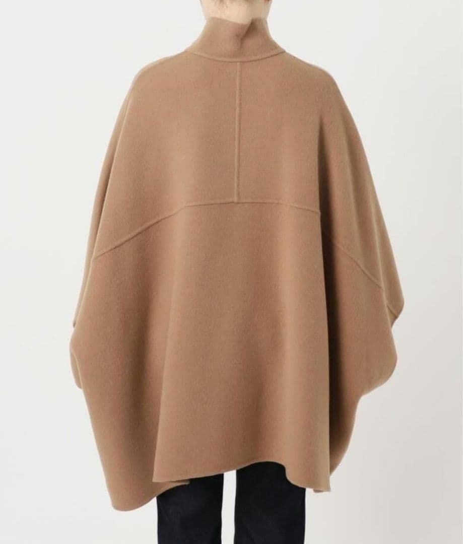 美品✨スローブイエナ　スタンドカラーダブルフェイスポンチョ