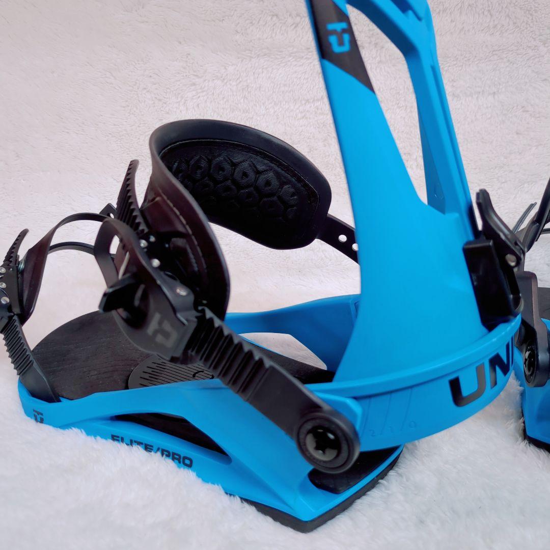 UNION FLITE PRO Mサイズ 青 スノーボード バインディング