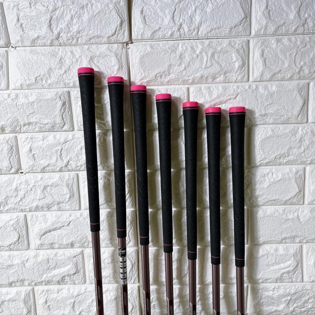 レディース PRGR プロギア RS RED アイアン7本セット ゴルフクラブ