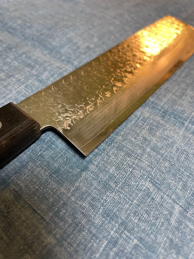 昭和56年製ヴィンテージダマスカス菜切包丁