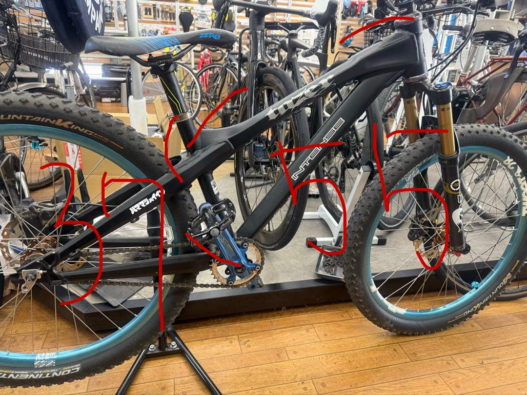 INTENSE INTENSE TAZER HT ダートジャンプ カスタム 発送可能 ⁄ TAZER