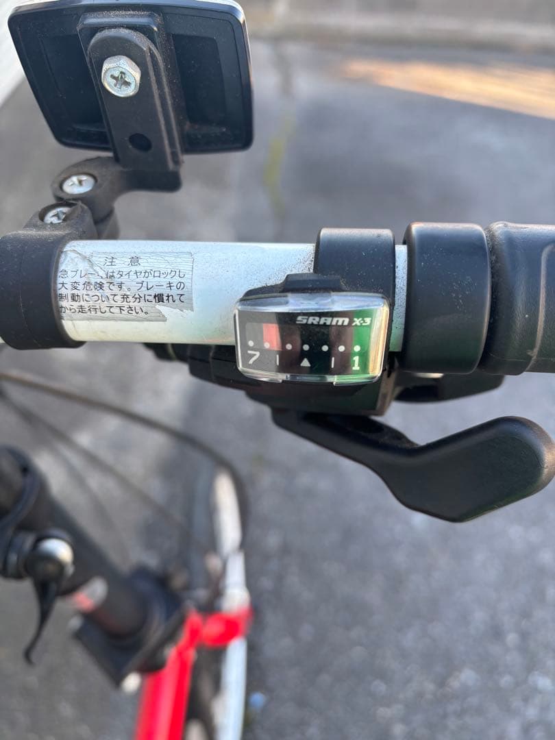 Ferrari 折りたたみ自転車 アルミフレームレッド