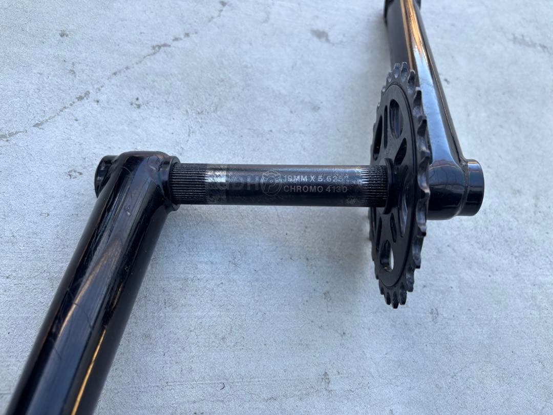 profile racing クランクセット 25t スプロケットのセット