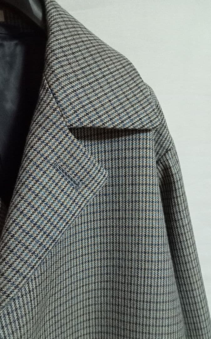 【美品 AURALEE】DOUBLE FACE CHECK COAT