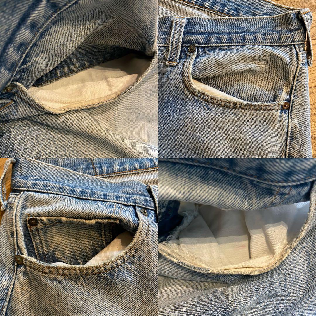 70s 80s リーバイス 501 66後期 赤耳 無刻印 ノーリペア L♦︎