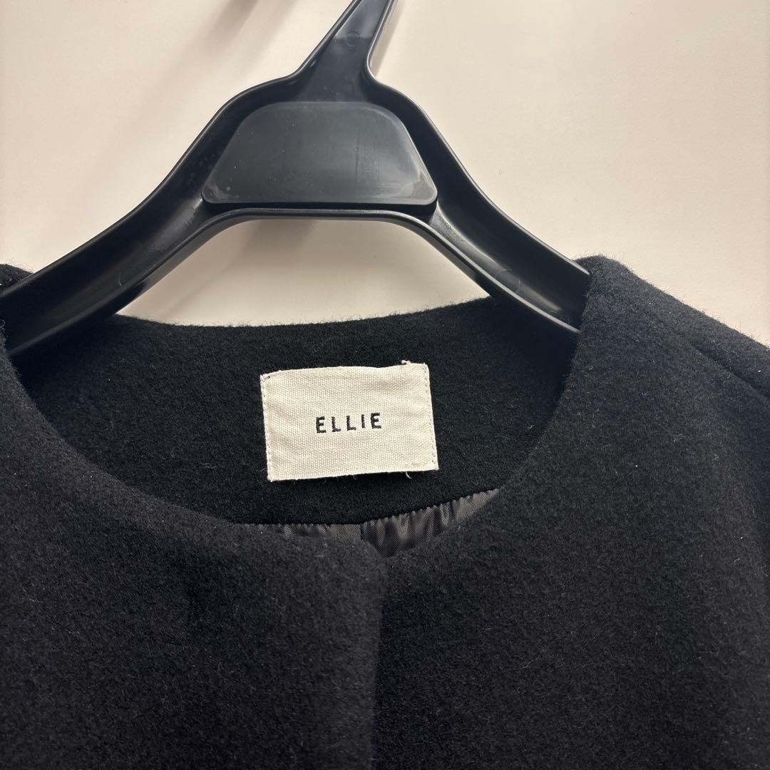 ELLIE ブラック ケープコート フリーサイズ エリー