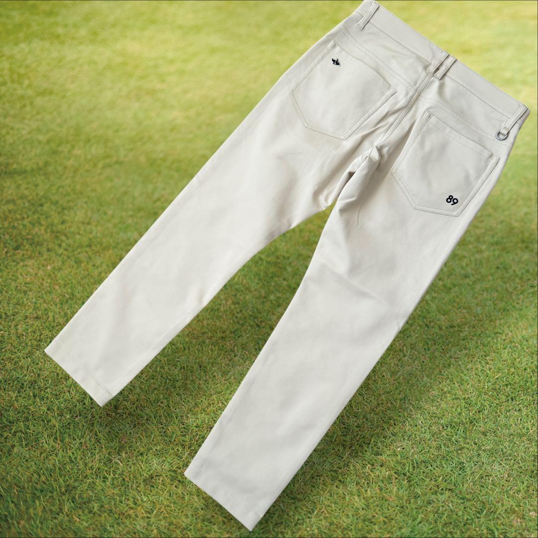 パーリーゲイツ　エッセンシャル　パンツ　モカ　M〜L相当　ベージュ　4