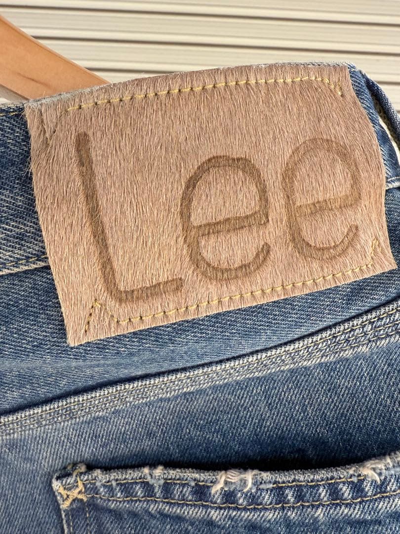 Lee 【COW BOY100周年】カウボーイ デニムパンツ （中色ブルー、L）