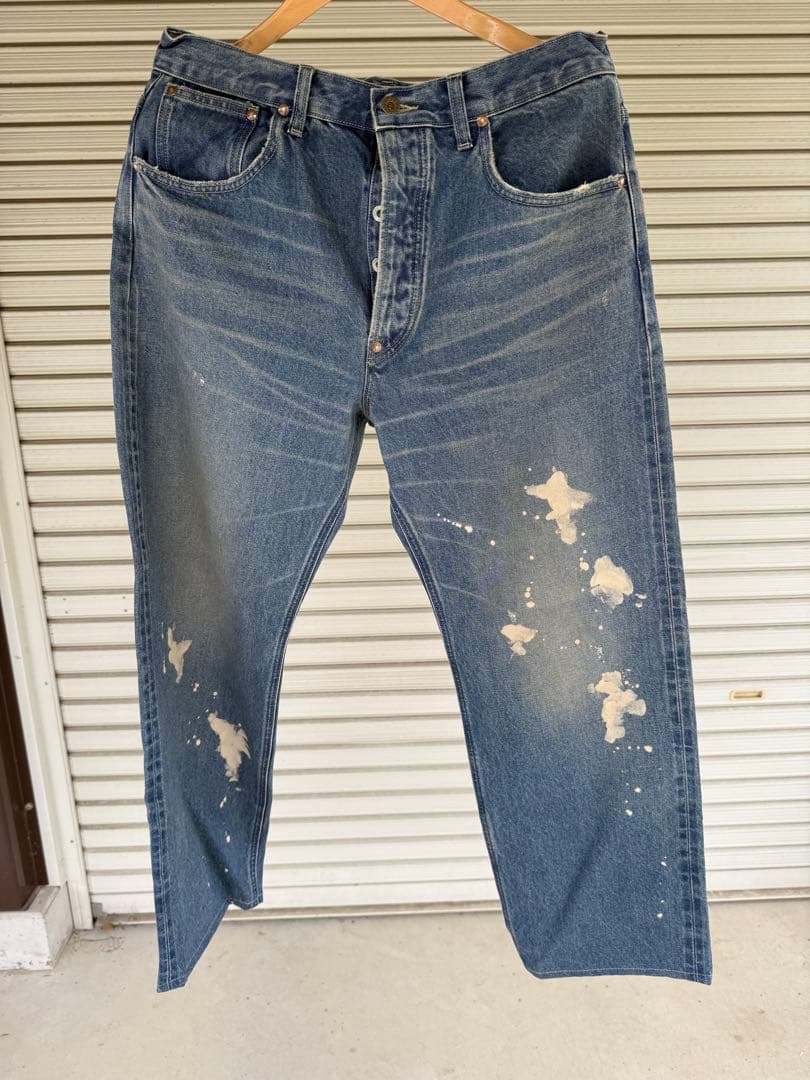 Lee 【COW BOY100周年】カウボーイ デニムパンツ （中色ブルー、L）