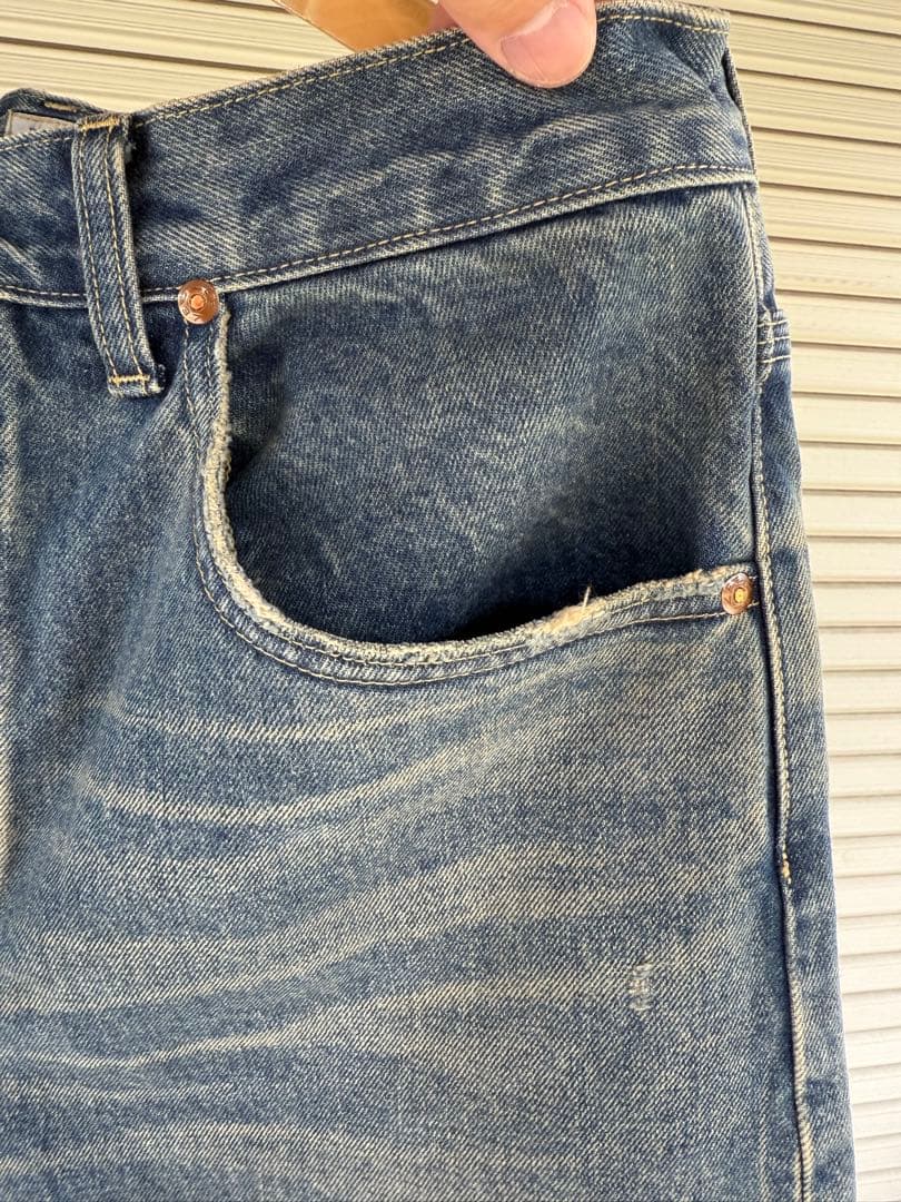 Lee 【COW BOY100周年】カウボーイ デニムパンツ （中色ブルー、L）