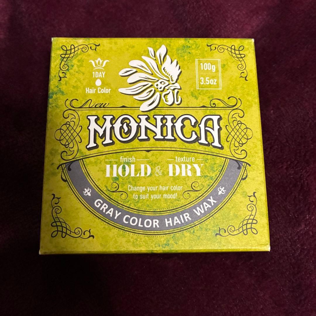 新品未使用】ニューモニカ カラーワックス グレー ポイントカラー 育毛